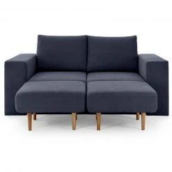 Sofa mit 2 Hockern - LOOKS by Wolfgang Joop - dunkelblau - 192 cm 21 Sofa mit 2 Hockern - LOOKS by Wolfgang Joop - dunkelblau - 192 cm -Wohnzimmer Verkäufe 1238010500 10 1600Wx1600H