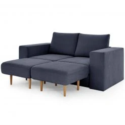 Sofa mit 2 Hockern - LOOKS by Wolfgang Joop - dunkelblau - 192 cm 22 Sofa mit 2 Hockern - LOOKS by Wolfgang Joop - dunkelblau - 192 cm -Wohnzimmer Verkäufe 1238010500 11 1600Wx1600H
