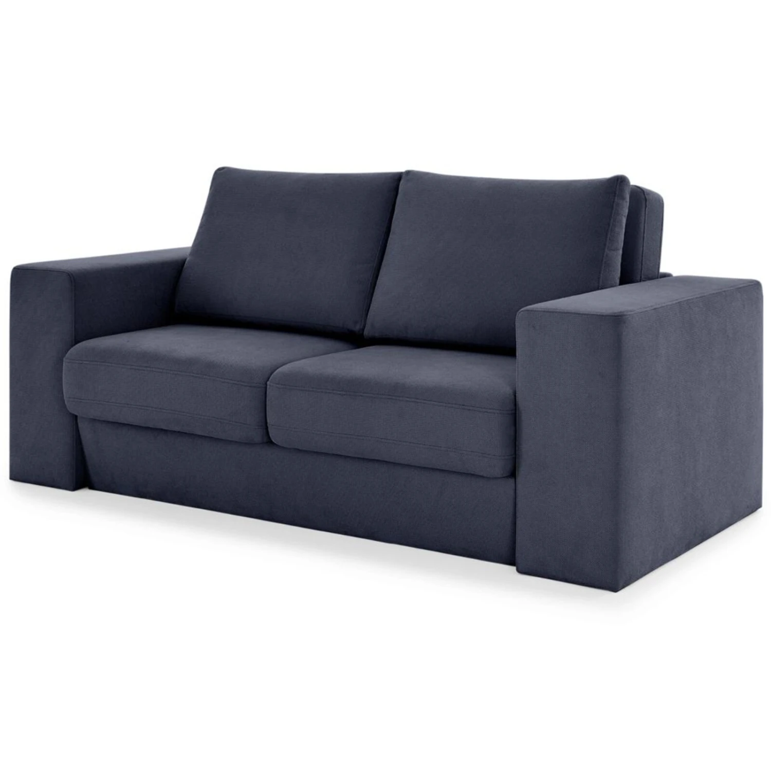 Sofa mit 2 Hockern - LOOKS by Wolfgang Joop - dunkelblau - 192 cm 13 Sofa mit 2 Hockern - LOOKS by Wolfgang Joop - dunkelblau - 192 cm – Bild 13