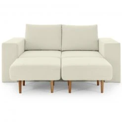 Sofa mit 2 Hockern - LOOKS by Wolfgang Joop - creme - 192 cm -Wohnzimmer Verkäufe 1238010502 10 1600Wx1600H