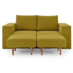 Sofa mit 2 Hockern - LOOKS by Wolfgang Joop - senf - 192 cm -Wohnzimmer Verkäufe 1238010503 10 1600Wx1600H
