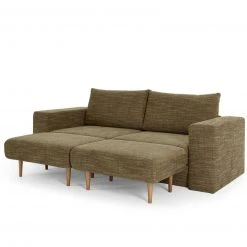 Sofa mit 2 Hockern - LOOKS by Wolfgang Joop - braun - 212 cm -Wohnzimmer Verkäufe 1238010801 07 1600Wx1600H