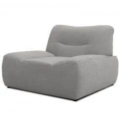 Sessel - hellgrau - Webstoff