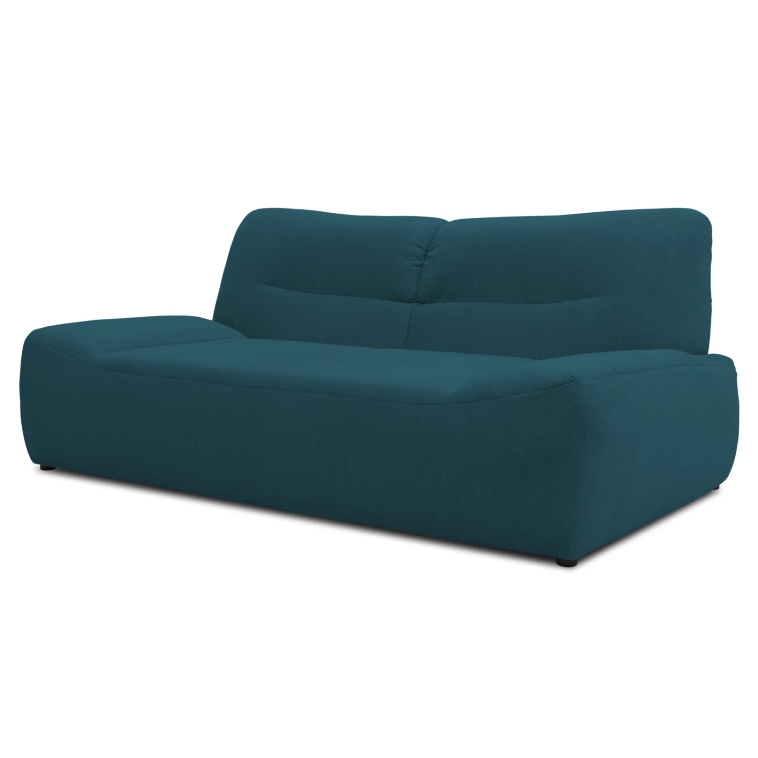 Sofa 2-Sitzer - blau - Webstoff 1 Sofa 2-Sitzer - blau - Webstoff