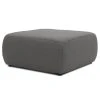 Hocker - hellgrau - Webstoff
