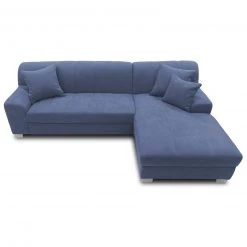 Ecksofa - dunkelblau - Longchair rechts -Wohnzimmer Verkäufe 1238012577 05 1600Wx1600H