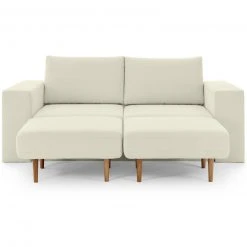 Sofa mit 2 Hockern - LOOKS by Wolfgang Joop - creme - 212 cm -Wohnzimmer Verkäufe 1238012702 09 1600Wx1600H
