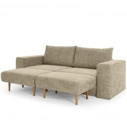 Sofa mit 2 Hockern - LOOKS by Wolfgang Joop - beige-braun - 232 cm 15 Sofa mit 2 Hockern - LOOKS by Wolfgang Joop - beige-braun - 232 cm -Wohnzimmer Verkäufe 1238012800 07 1600Wx1600H