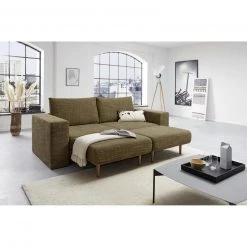 Sofa mit 2 Hockern - LOOKS by Wolfgang Joop - braun - 232 cm -Wohnzimmer Verkäufe 1238012801 05 1600Wx1600H
