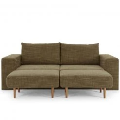 Sofa mit 2 Hockern - LOOKS by Wolfgang Joop - braun - 232 cm -Wohnzimmer Verkäufe 1238012801 11 1600Wx1600H