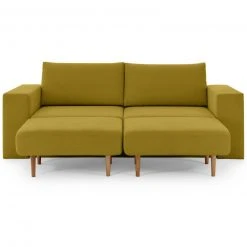 Sofa mit 2 Hockern - LOOKS by Wolfgang Joop - senf - 232 cm -Wohnzimmer Verkäufe 1238012903 09 1600Wx1600H