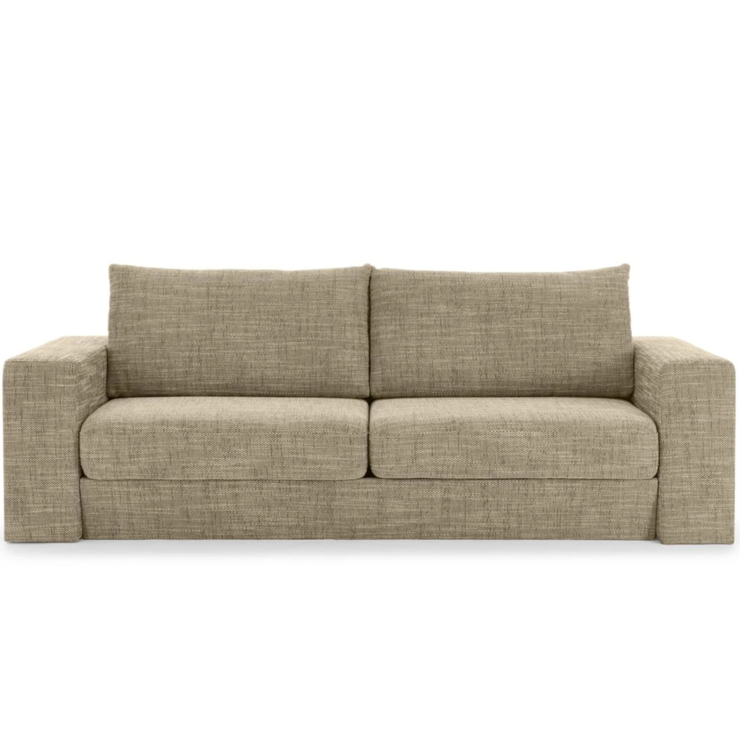 Sofa mit 2 Hockern - LOOKS by Wolfgang Joop - beige-braun - 252 cm 2 Sofa mit 2 Hockern - LOOKS by Wolfgang Joop - beige-braun - 252 cm – Bild 2