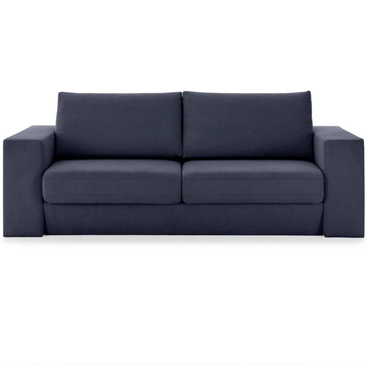 Sofa mit 2 Hockern - LOOKS by Wolfgang Joop - dunkelblau - 252 cm 2 Sofa mit 2 Hockern - LOOKS by Wolfgang Joop - dunkelblau - 252 cm – Bild 2