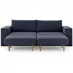Sofa mit 2 Hockern - LOOKS by Wolfgang Joop - dunkelblau - 252 cm 5 Sofa mit 2 Hockern - LOOKS by Wolfgang Joop - dunkelblau - 252 cm -Wohnzimmer Verkäufe 1238013100 09 1600Wx1600H