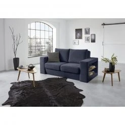 Sofa mit 2 Hockern - LOOKS by Wolfgang Joop - dunkelblau - Armlehne mit Regal - 172 cm 17 Sofa mit 2 Hockern - LOOKS by Wolfgang Joop - dunkelblau - Armlehne mit Regal - 172 cm -Wohnzimmer Verkäufe 1238013200 06 1600Wx1600H