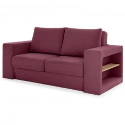 Sofa mit 2 Hockern - LOOKS by Wolfgang Joop - beere - Armlehne mit Regal - 172 cm -Wohnzimmer Verkäufe 1238013201 12 1600Wx1600H