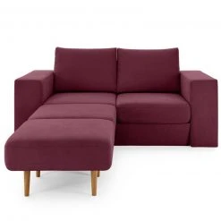 Sofa mit 2 Hockern - LOOKS by Wolfgang Joop - beere - Armlehne mit Regal - 172 cm -Wohnzimmer Verkäufe 1238013201 14 1600Wx1600H