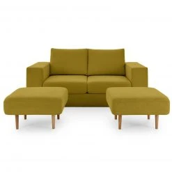 Sofa mit 2 Hockern - LOOKS by Wolfgang Joop - senf - Armlehne mit Regal - 172 cm 18 Sofa mit 2 Hockern - LOOKS by Wolfgang Joop - senf - Armlehne mit Regal - 172 cm -Wohnzimmer Verkäufe 1238013203 07 1600Wx1600H