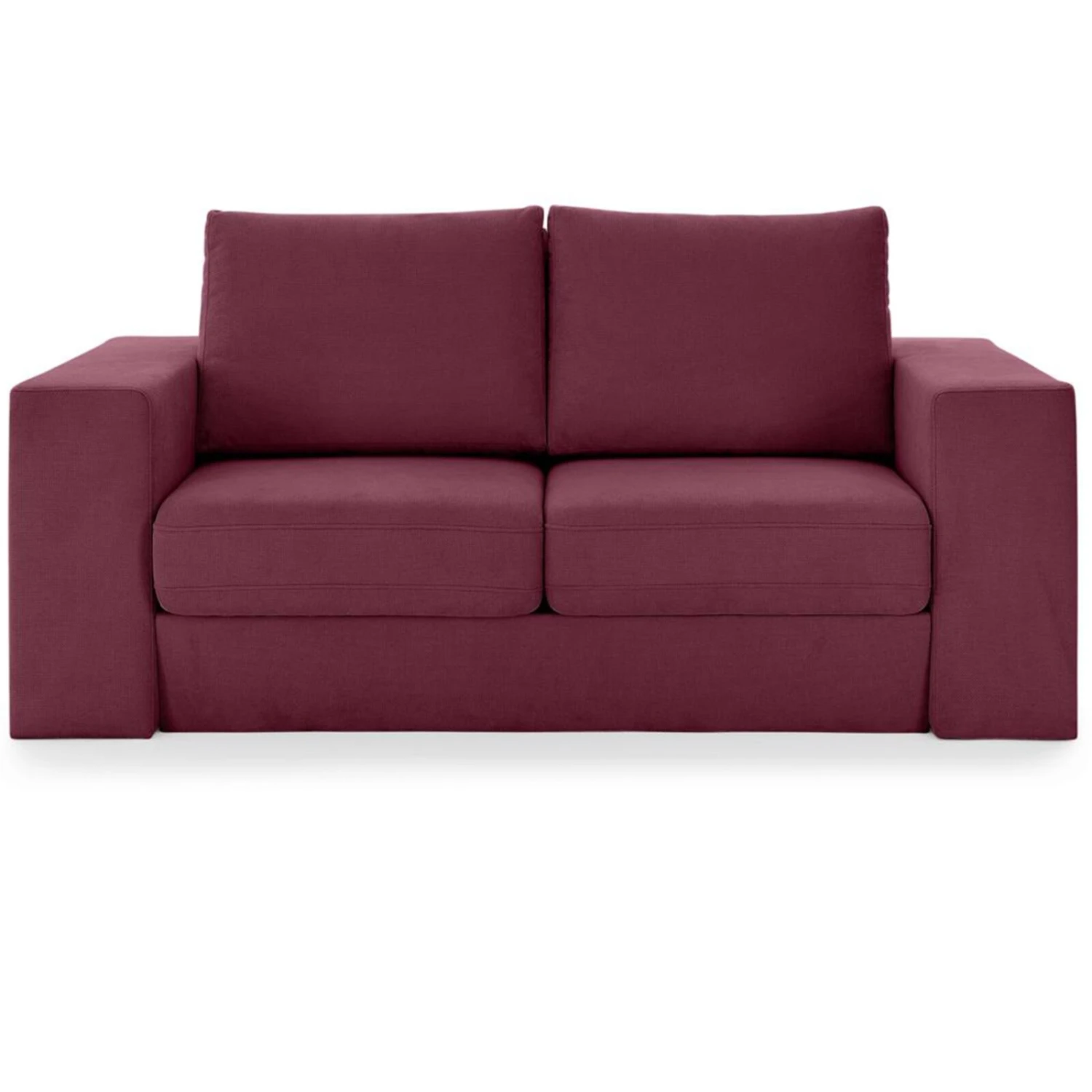 Sofa mit 2 Hockern - LOOKS by Wolfgang Joop - beere - Armlehne mit Regal - 192 cm 7 Sofa mit 2 Hockern - LOOKS by Wolfgang Joop - beere - Armlehne mit Regal - 192 cm – Bild 7