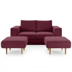 Sofa mit 2 Hockern - LOOKS by Wolfgang Joop - beere - Armlehne mit Regal - 192 cm 20 Sofa mit 2 Hockern - LOOKS by Wolfgang Joop - beere - Armlehne mit Regal - 192 cm -Wohnzimmer Verkäufe 1238013401 09 1600Wx1600H