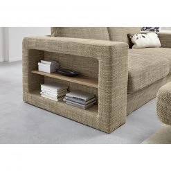 Sofa mit 2 Hockern - LOOKS by Wolfgang Joop - beige-braun - Armlehne mit Regal - 212 cm 15 Sofa mit 2 Hockern - LOOKS by Wolfgang Joop - beige-braun - Armlehne mit Regal - 212 cm -Wohnzimmer Verkäufe 1238013600 06 1600Wx1600H