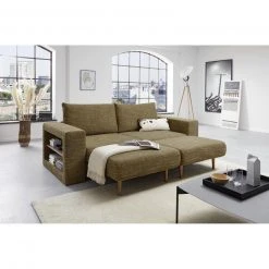 Sofa mit 2 Hockern - LOOKS by Wolfgang Joop - braun - Armlehne mit Regal - 232 cm 13 Sofa mit 2 Hockern - LOOKS by Wolfgang Joop - braun - Armlehne mit Regal - 232 cm -Wohnzimmer Verkäufe 1238013901 04 1600Wx1600H