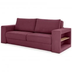 Sofa mit 2 Hockern - LOOKS by Wolfgang Joop - beere - Armlehne mit Regal - 232 cm -Wohnzimmer Verkäufe 1238014001 09 1600Wx1600H