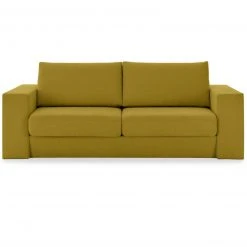 Sofa mit 2 Hockern - LOOKS by Wolfgang Joop - senf - Armlehne mit Regal - 232 cm -Wohnzimmer Verkäufe 1238014003 04 1600Wx1600H
