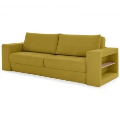 Sofa mit 2 Hockern - LOOKS by Wolfgang Joop - senf - Armlehne mit Regal - 252 cm 7 Sofa mit 2 Hockern - LOOKS by Wolfgang Joop - senf - Armlehne mit Regal - 252 cm -Wohnzimmer Verkäufe 1238014203 09 1600Wx1600H