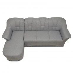 Ecksofa - hellgrau - Flachgewebe - Recamiere links -Wohnzimmer Verkäufe 1238014400 03 1600Wx1600H