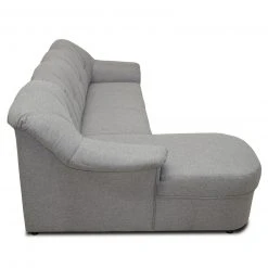 Ecksofa - hellgrau - Flachgewebe - Recamiere links -Wohnzimmer Verkäufe 1238014400 05 1600Wx1600H