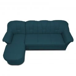 Ecksofa - dunkelblau - Flachgewebe - Recamiere links -Wohnzimmer Verkäufe 1238014402 03 1600Wx1600H
