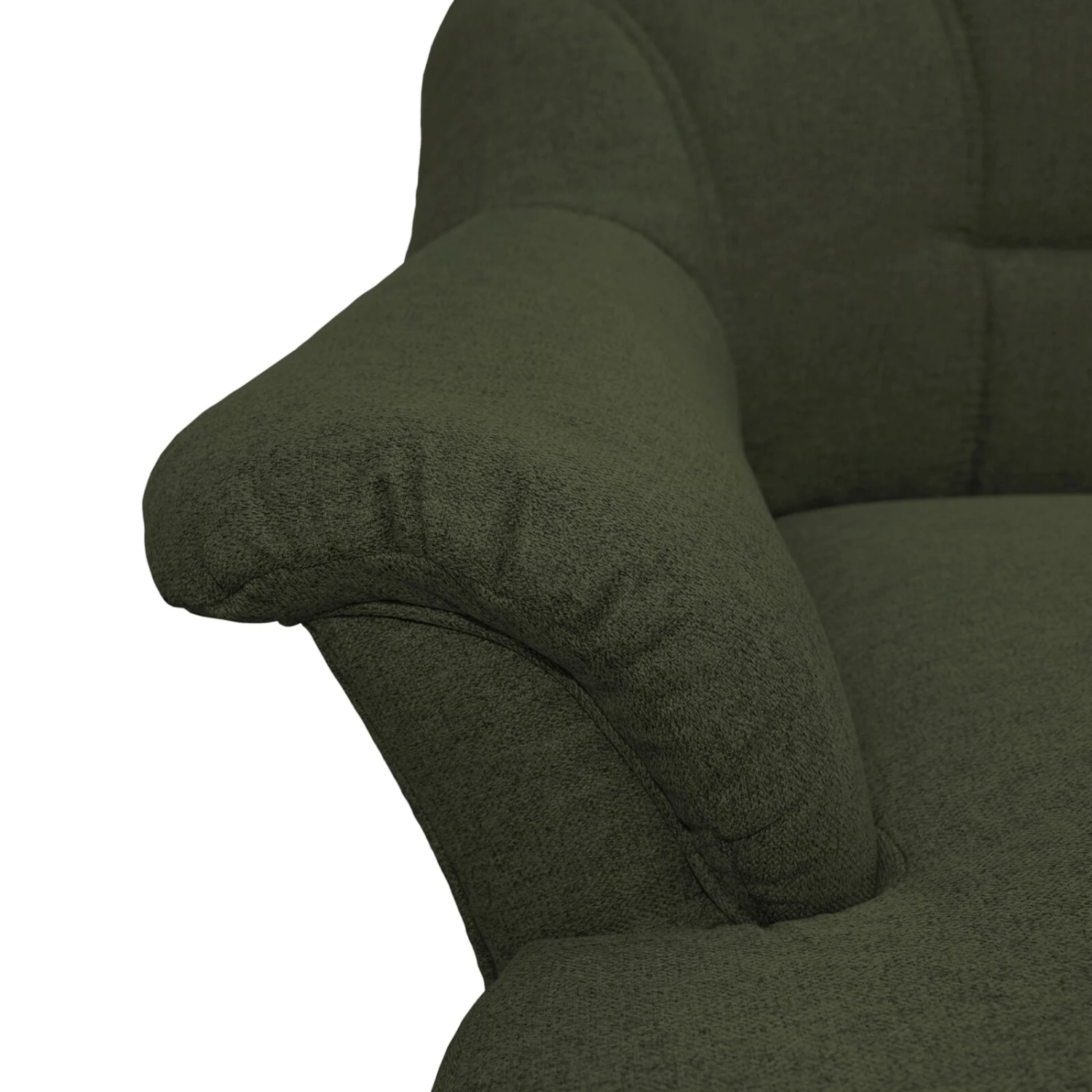 Ecksofa - grün - Flachgewebe - Recamiere links 7 Ecksofa - grün - Flachgewebe - Recamiere links – Bild 7