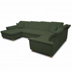 Wohnlandschaft - grün - Kopfteilverstellung - Recamiere links -Wohnzimmer Verkäufe 1238015103 03 1600Wx1600H