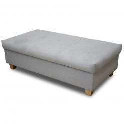 Hocker - pastellblau - Staukasten - 131 cm