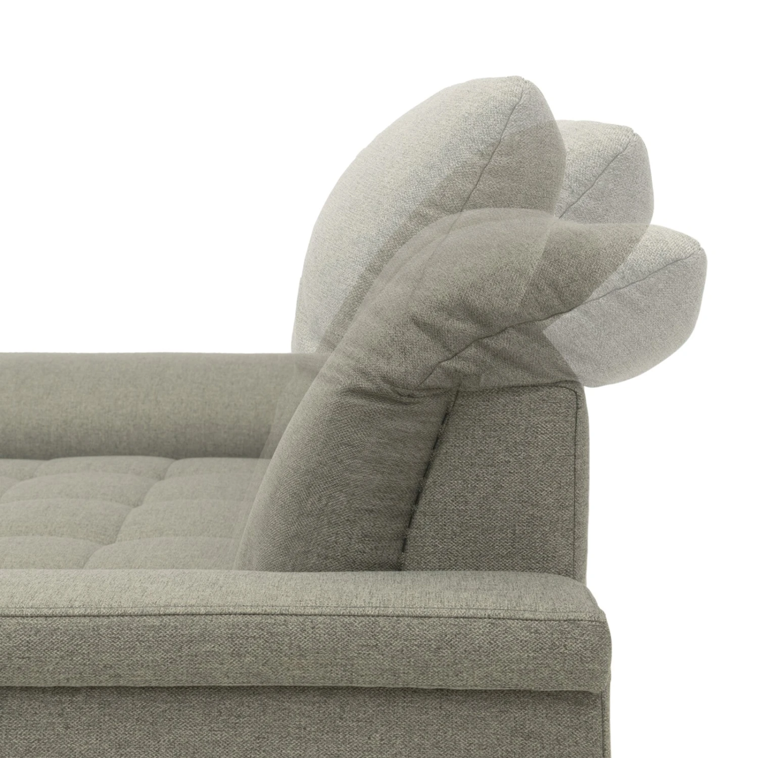 2,5 Sitzer-Sofa - steel - Flachgewebe 6 2,5 Sitzer-Sofa - steel - Flachgewebe – Bild 6