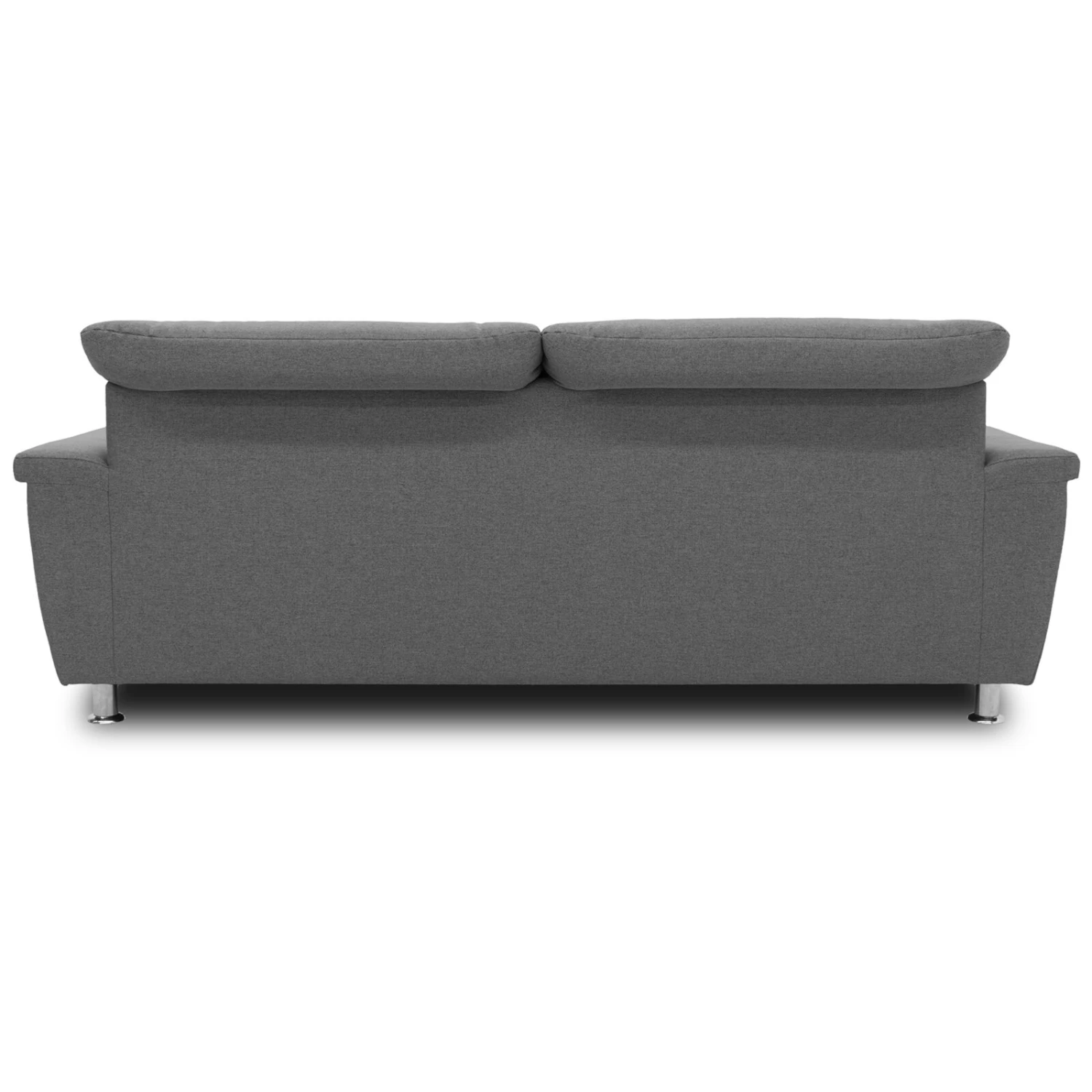 2,5 Sitzer-Sofa - grau - Flachgewebe 3 2,5 Sitzer-Sofa - grau - Flachgewebe – Bild 3