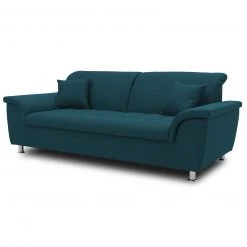 2,5 Sitzer-Sofa - dunkelblau - Flachgewebe