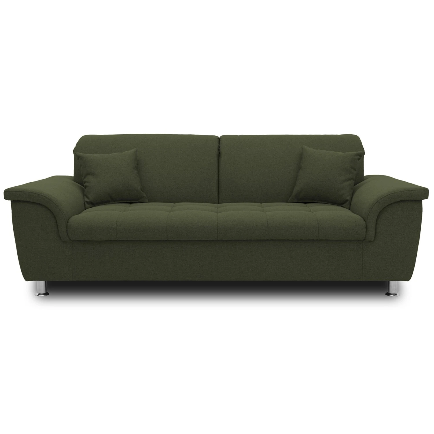 2,5 Sitzer-Sofa - grün - Flachgewebe 2 2,5 Sitzer-Sofa - grün - Flachgewebe – Bild 2