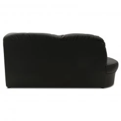 Ecksofa - schwarz - Kunstleder - Ottomane links -Wohnzimmer Verkäufe 1238017201 05 1600Wx1600H