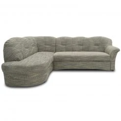 Ecksofa - weiß-grau - Kunstleder - Ottomane links -Wohnzimmer Verkäufe 1238017202 03 1600Wx1600H