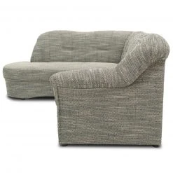 Ecksofa - weiß-grau - Kunstleder - Ottomane links -Wohnzimmer Verkäufe 1238017202 04 1600Wx1600H