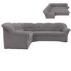 Ecksofa - dunkelgrau - Microfaser - Liegefunktion - rechts