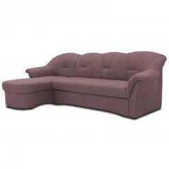 Ecksofa - beere - Feingewebe - Ottomane links