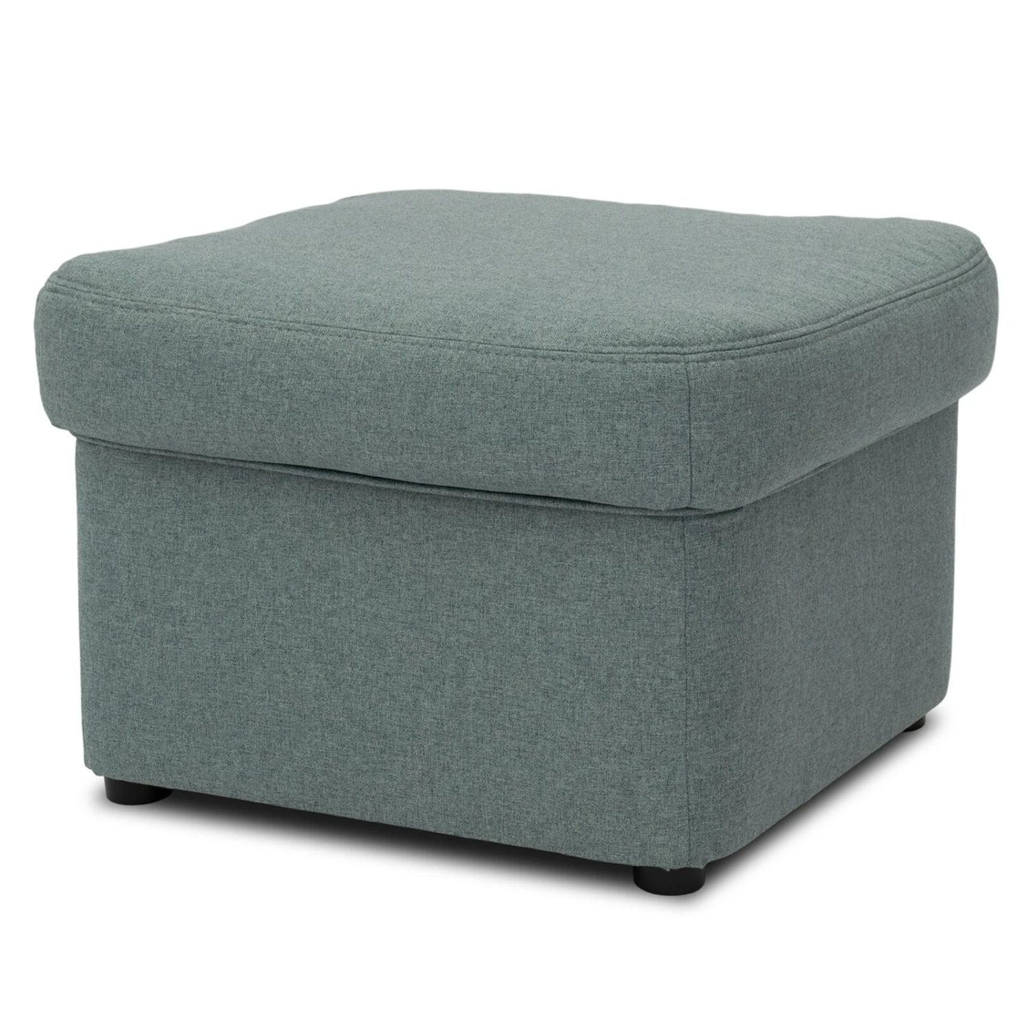 Hocker - eisblau - Feingewebe - 60x60 cm 1 Hocker - eisblau - Feingewebe - 60x60 cm