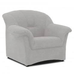 Sessel - hellgrau - Microfaser - 99 cm breit