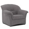 Sessel - dunkelgrau - Microfaser - 99 cm breit