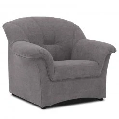 Sessel - dunkelgrau - Microfaser - 99 cm breit