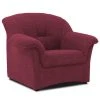 Sessel - beere - Microfaser - 99 cm breit
