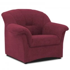 Sessel - beere - Microfaser - 99 cm breit